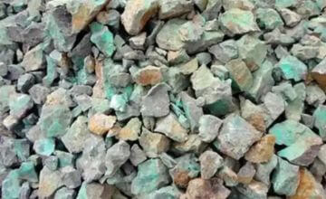 Copper ore sorting machine separating sulphide and oxide ore